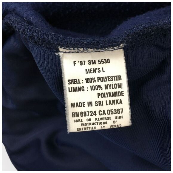 Vintage Columbia Mens Full Zip Fleece Jacket Size Oversize L Zip Pockets Blue‎ - Picture 5 of 8